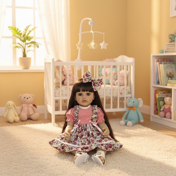 55 cm Babylistic Soft Silicone Vinyl Talking Reborn Doll very realistic - Picture 7 of 9